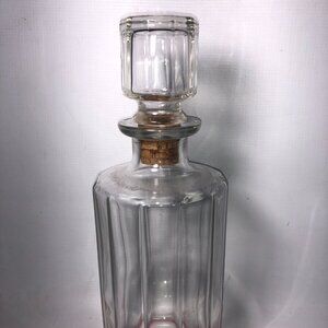 Bormioli 12 Sided Glass Decanter with Stopper - Made in Italy